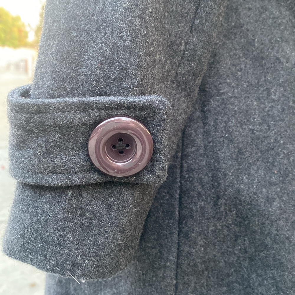 Basic Edge Cloting Gray Dress Coat - image 3